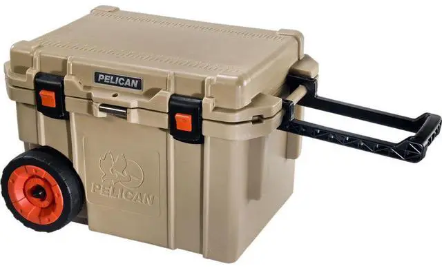 Alt view image 4 of 4 - Pelican 45QW Elite Wheeled Cooler, Tan #45QW-2-TAN