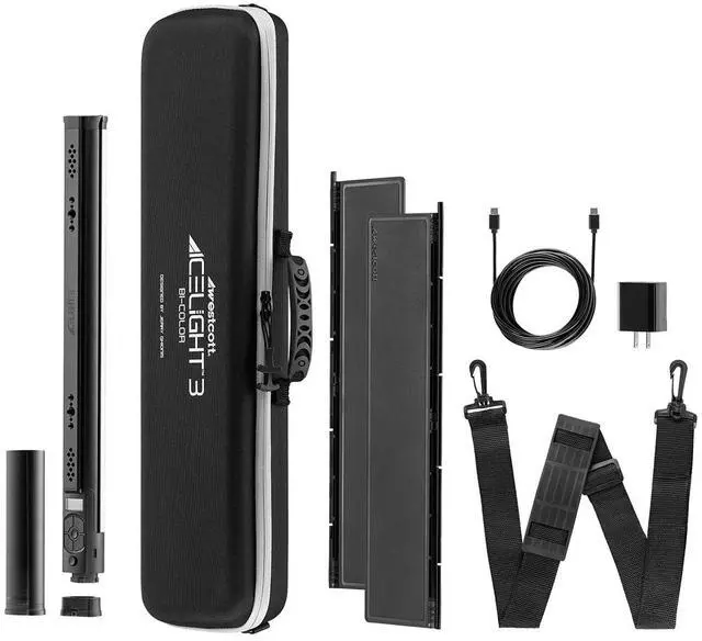 Alt view image 2 of 14 - Westcott Ice Light 3 22W Bi-Color Portable LED Light with Battery Grip #4952