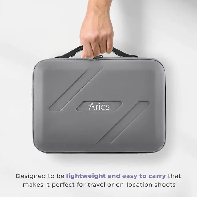Alt view image 5 of 7 - Aries Carrying Case for DJI Flip Fly More Combo, Gray