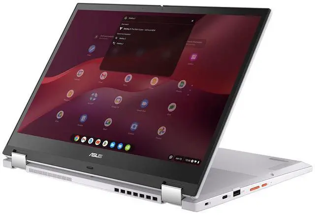 Alt view image 13 of 18 - ASUS Chromebook Vibe CX34 Flip Cloud Gaming Laptop with Stylus, 14" 144 Hz Touch Display (1920x1200), Intel® Core i5-1235U Processor, 256GB SSD, 8GB RAM, ChromeOS, Pearl White, CX3401FBA-DH586T-S