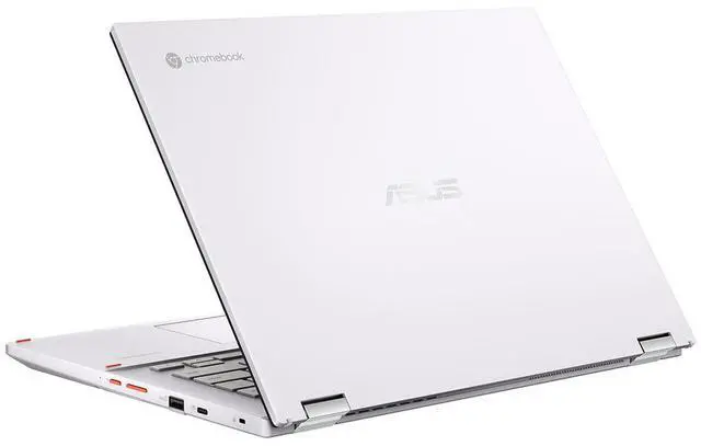 Alt view image 16 of 18 - ASUS Chromebook Vibe CX34 Flip Cloud Gaming Laptop with Stylus, 14" 144 Hz Touch Display (1920x1200), Intel® Core i5-1235U Processor, 256GB SSD, 8GB RAM, ChromeOS, Pearl White, CX3401FBA-DH586T-S