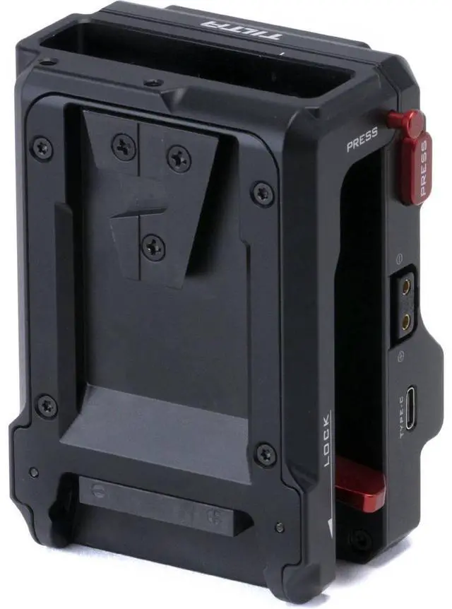 Alt view image 2 of 3 - Tilta V-Mount Battery Plate for RED V-RAPTOR, Black #ESR-T08-BP-V