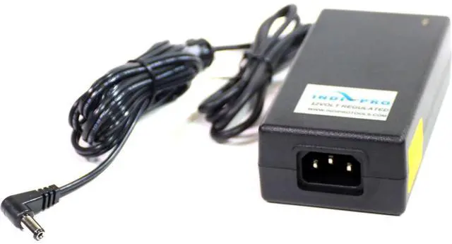 Alt view image 2 of 3 - IndiPRO Tools 8' 12V AC Power Supply to 21.mm RA Connector, JVC GY-H 500U Camera