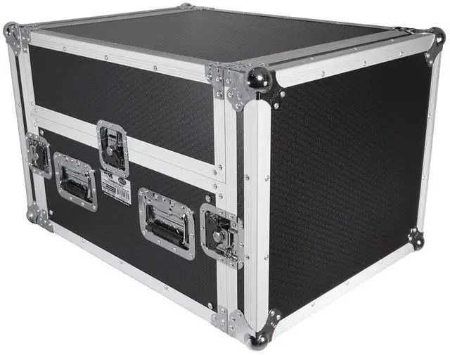 Alt view image 3 of 7 - ProX T-6MRSS13ULT Flight Case with Laptop Shelf for 6U Rack x 13U Top Mixer DJ Combo