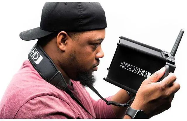 Alt view image 3 of 3 - SmallHD 4-Sided Sun Hood with Mounting Bracket for 7" 703 Bolt Monitor