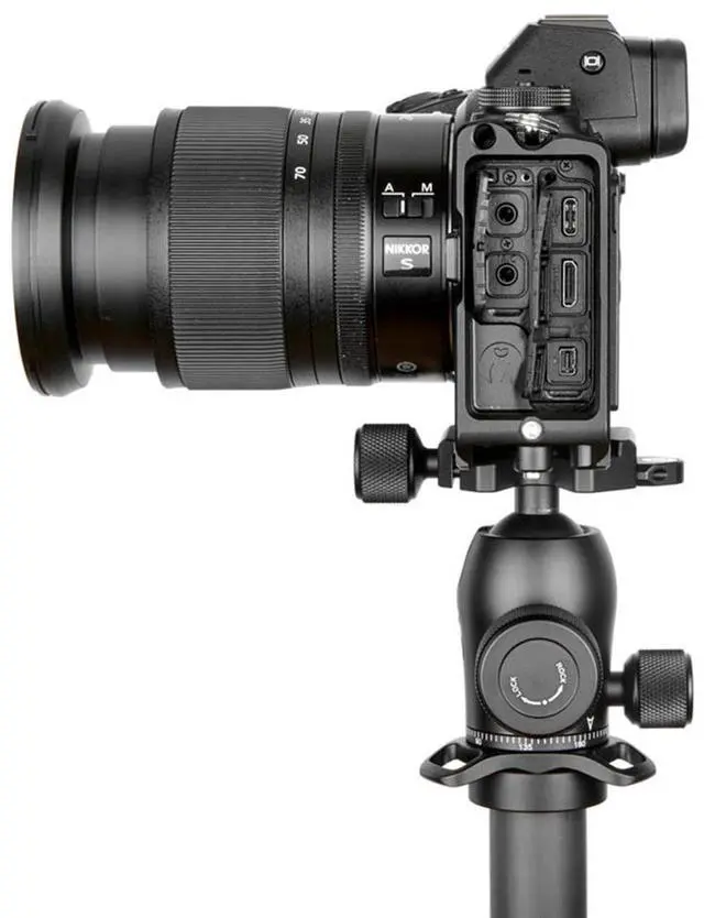 Alt view image 3 of 7 - 3 Legged Thing Zelda QD-Compatible Dedicated L-Bracket for Nikon Z6/7 #ZELDAQD-B