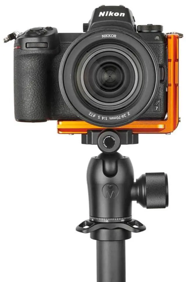 Alt view image 2 of 7 - 3 Legged Thing 3 Legged Thing ZELDA QD-Compatible Dedicated L-Bracket for Nikon Z6/7, Copper