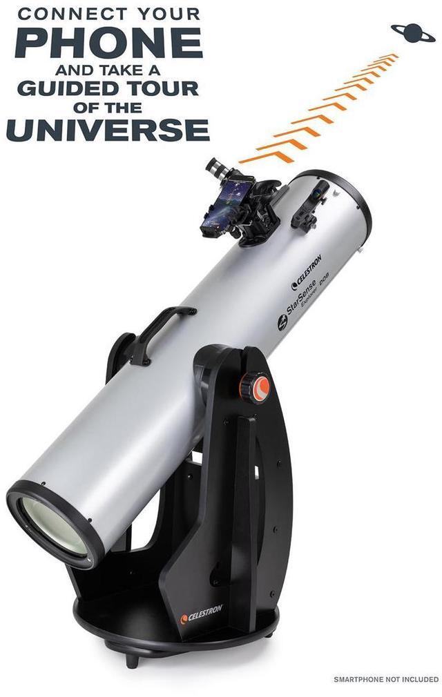 Alt view image 4 of 7 - Celestron StarSense Explorer 8" Smartphone App-Enabled Dobsonian Telescope
