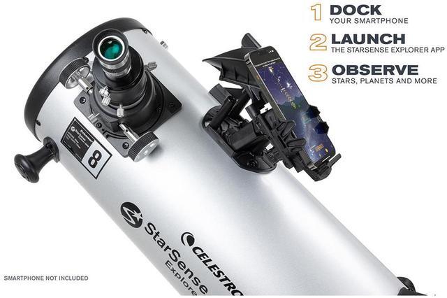 Alt view image 5 of 7 - Celestron StarSense Explorer 8" Smartphone App-Enabled Dobsonian Telescope