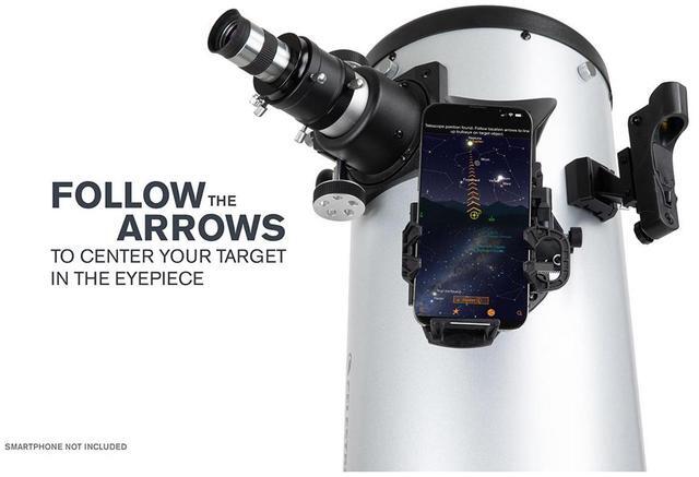Alt view image 6 of 7 - Celestron StarSense Explorer 8" Smartphone App-Enabled Dobsonian Telescope