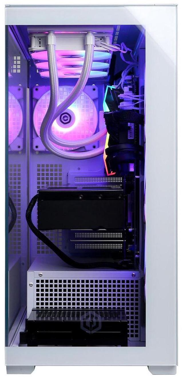 Alt view image 2 of 6 - CyberPowerPC Gamer Supreme Liquid Cooled Gaming Desktop Computer, Intel Core Ultra 9 285K 3.7GHz, 64GB RAM, 4TB SSD, NVIDIA GeForce RTX 5080 16GB, Windows 11 Home, White