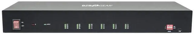 Alt view image 3 of 5 - BZBGEAR BG-UHD-DA1X24 1x24 HDMI V2.0 Splitter with Downscaling and AOC Supported
