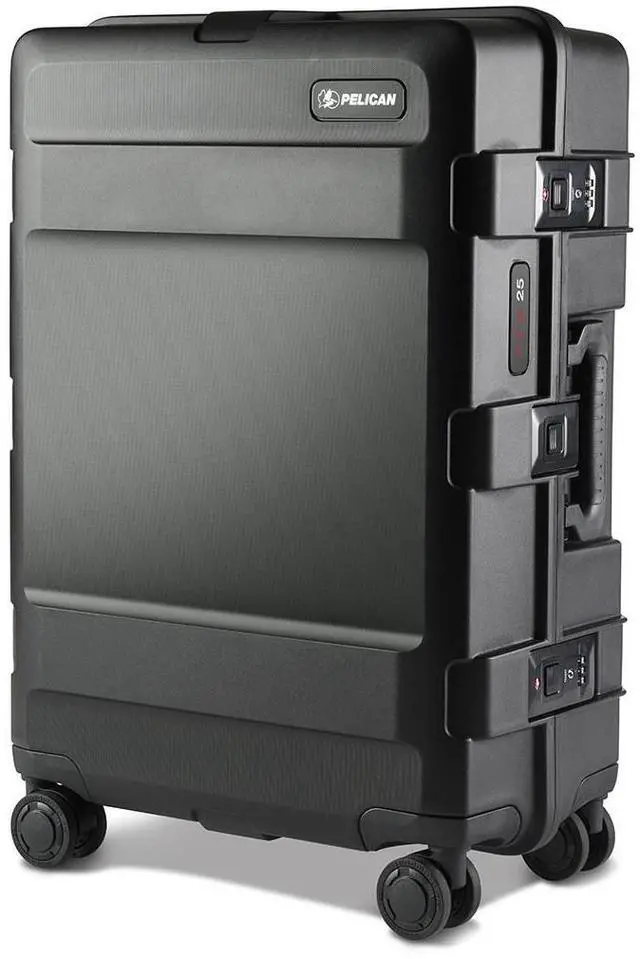 Alt view image 5 of 6 - Pelican ATX 25" Waterproof Wheeled Check-In Hard Travel Case, Bundle with PX25 25L Travel Backpack and DK5 ModPak Travel Toiletry Bag, Black