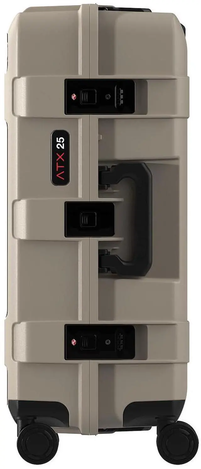 Alt view image 5 of 5 - Pelican ATX 25" Wheeled Check-In Hard Case, Sand, with DK5 ModPak Toiletry Bag