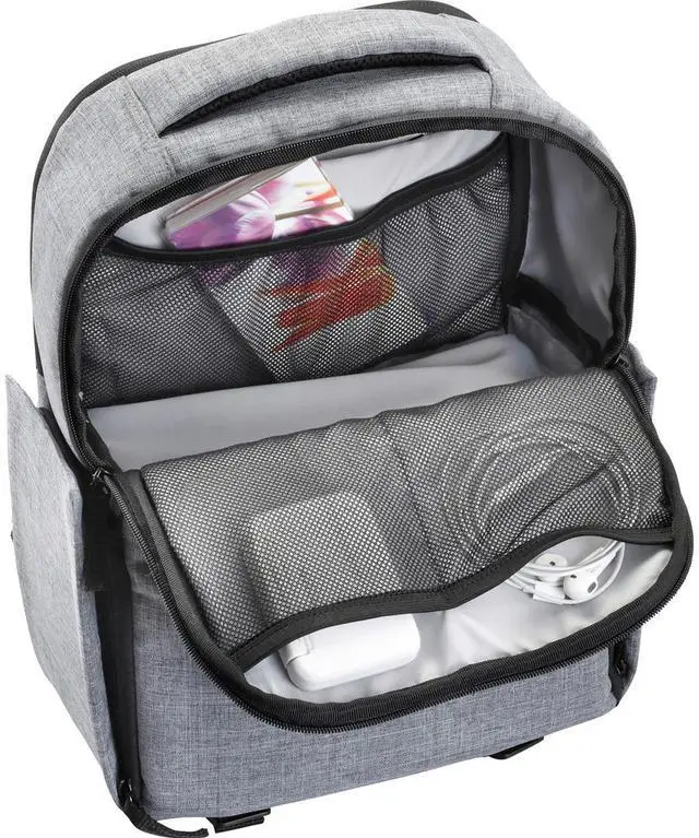 Alt view image 7 of 7 - Libec Urban CamBag 12 Backpack, Gray #URBAN CAMBAG 12