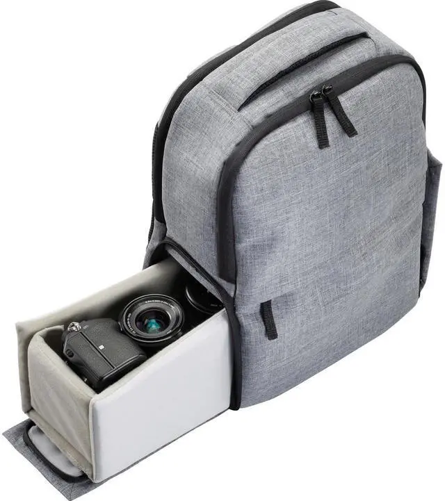 Alt view image 6 of 7 - Libec Urban CamBag 12 Backpack, Gray #URBAN CAMBAG 12