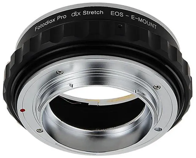 Alt view image 4 of 4 - Fotodiox DLX Series Canon EOS (EF/EF-S) D/SLR Lens to Sony Alpha E-Mount Mirrorless Camera Body Stretch Mount Adapter with Macro Focusing Helicoid and Magnetic Drop-In Filters