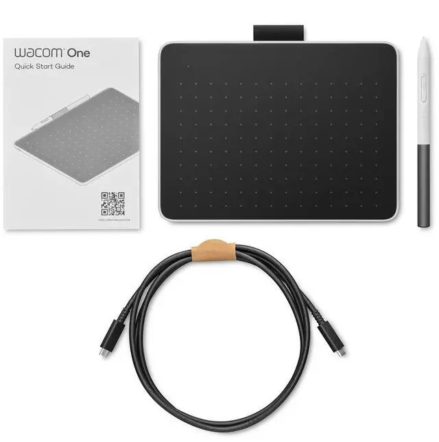 Alt view image 8 of 9 - Wacom One S 6" x 3.7" Active Area USB Type-C Tablet - Small