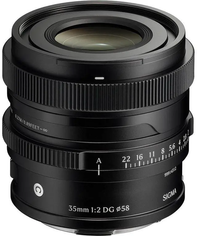 Alt view image 2 of 6 - Sigma 35mm f/2 DG Contemporary Lens for L Mount, Black #3B7969