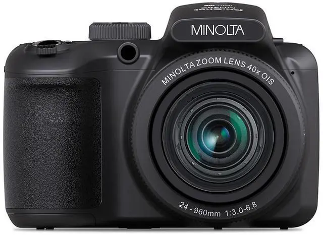 Alt view image 6 of 9 - Minolta 20 Mega Pixels 40x Optical Zoom Digital Camera with 1080p FHD Video, Black