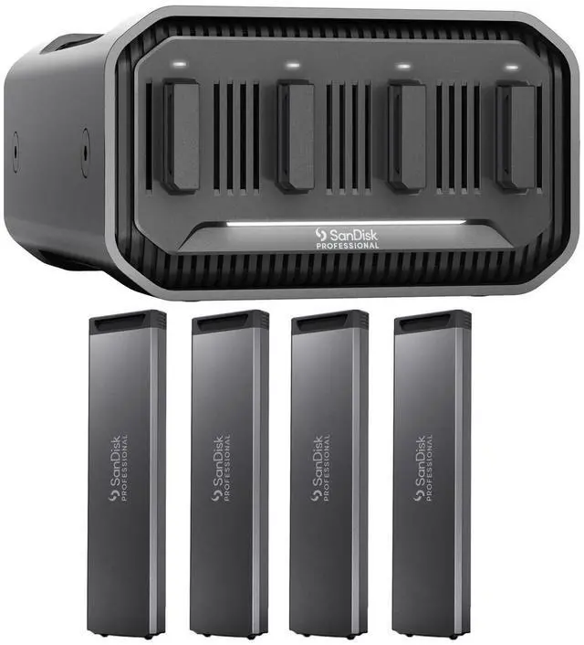 Main image of SanDisk Professional PRO-BLADE STATION SSD Desktop Enclosure,with 4x 1TB SSD Mag