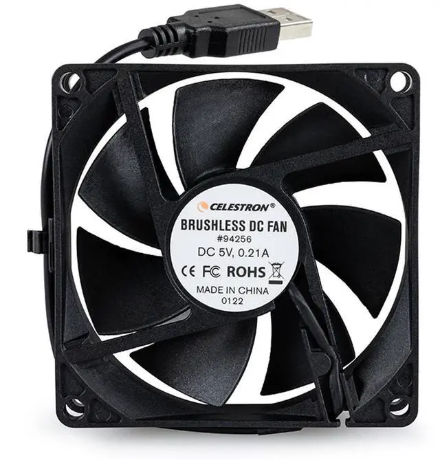 Alt view image 2 of 6 - Celestron USB Cooling Fan for StarSense Explorer 10" Dobsonian Telescope #94256