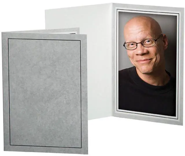 Main image of TAP Picture Folder Frame for 5x7" Photo, Gray, 25-Pack