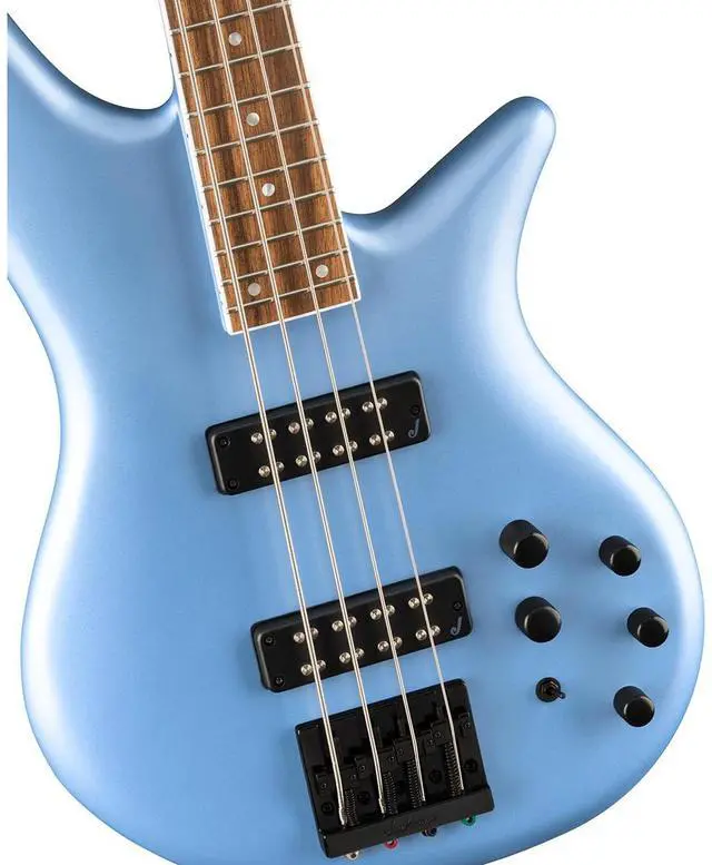 Alt view image 3 of 6 - Jackson Jackson X Series Spectra Bass SBX IV Bass Guitar, Laurel Fingerboard, Matte Blue Frost