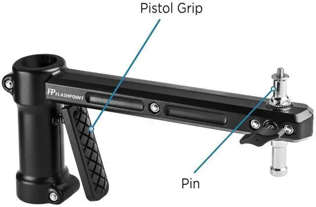 Alt view image 6 of 6 - Flashpoint Pistol Grip for Pistol Grip Stand