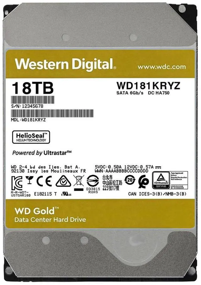 Alt view image 20 of 20 - WD Red Pro WD161KFGX 16TB 7200 RPM 512MB Cache SATA 6.0Gb/s 3.5" Internal Hard Drive