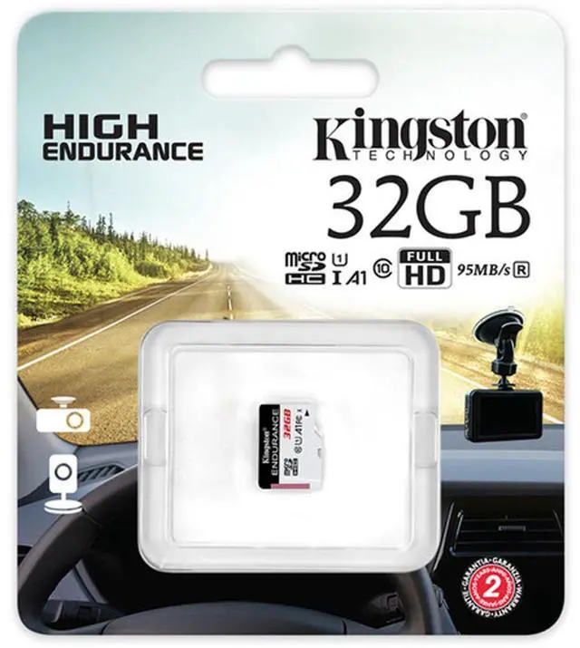 Alt view image 9 of 9 - KINGSTON TECHNOLOGY COMPANY 32GB HIGH ENDURANCE MICROSDHC CARD SDCE/32GB