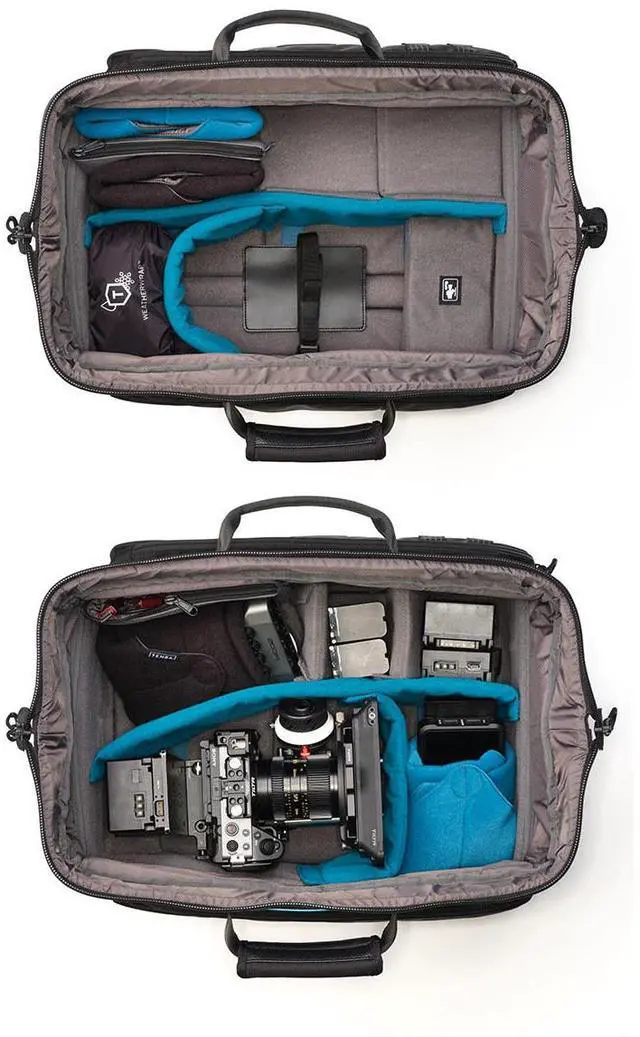 Alt view image 3 of 7 - Tenba Cineluxe v2 Roller 21 for Camcorders, Cinema Cameras and ENG Rigs, Black