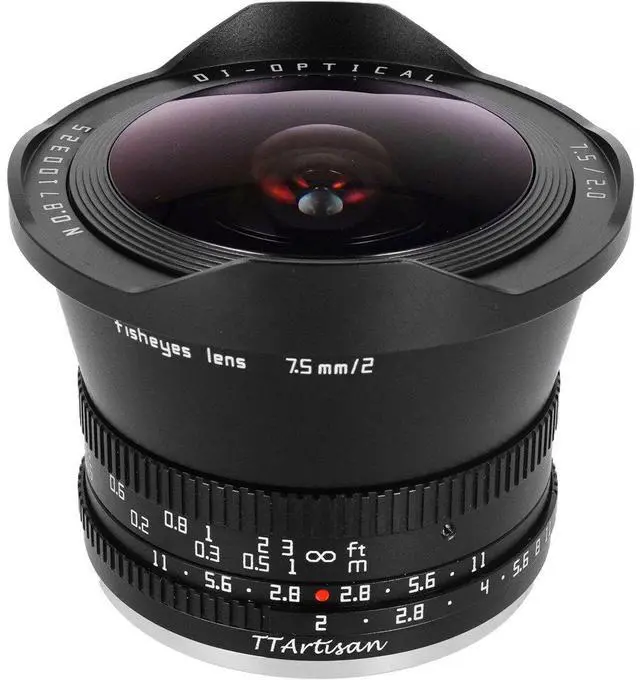 Main image of TTArtisan 7.5mm f/2 Fisheye Lens for Nikon Z, Black