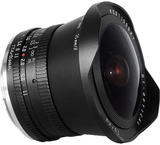 Alt view image 3 of 7 - TTArtisan 7.5mm f/2 Fisheye Lens for Nikon Z, Black