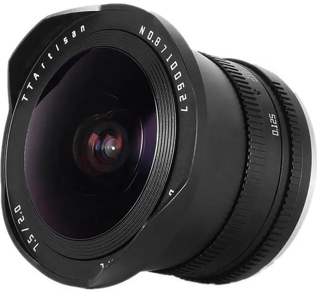 Alt view image 2 of 7 - TTArtisan 7.5mm f/2 Fisheye Lens for Nikon Z, Black