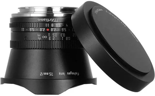 Alt view image 6 of 7 - TTArtisan 7.5mm f/2 Fisheye Lens for Nikon Z, Black
