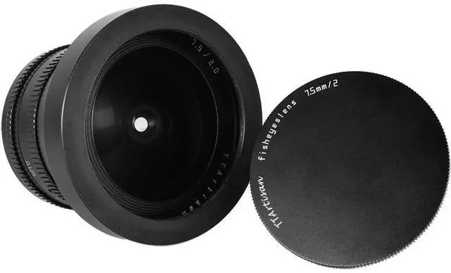 Alt view image 7 of 7 - TTArtisan 7.5mm f/2 Fisheye Lens for Nikon Z, Black