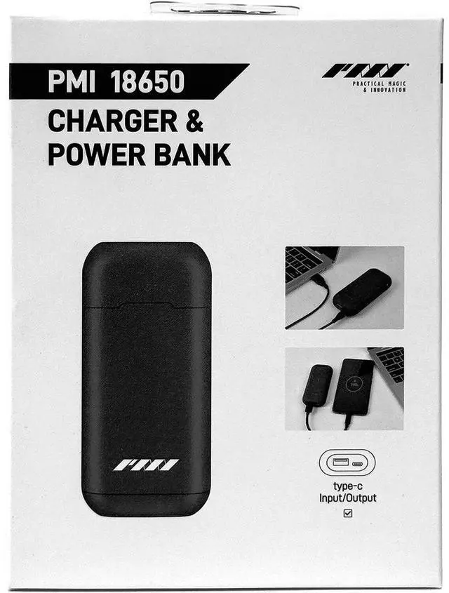 Alt view image 5 of 5 - PMI 2-In-1 Battery Charger and Power Bank for 2x 18650 Battery #PMI_AC_CHARG