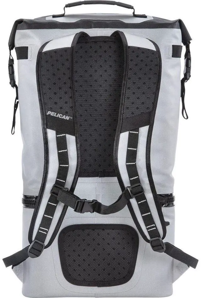 Alt view image 6 of 6 - Pelican Dayventure 19QT Backpack Carry Cooler, Light Gray #SOFT-CBKPK-LGRY