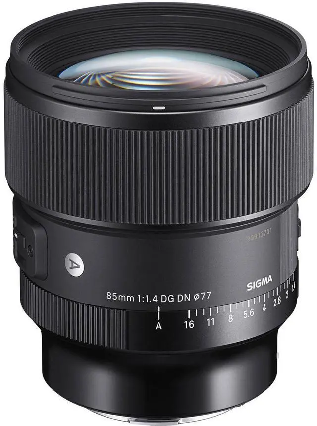 Alt view image 2 of 6 - Sigma 85mm f/1.4 DG DN ART Lens for Sony E with Hoya 77mm UV+CPL Filter Kit