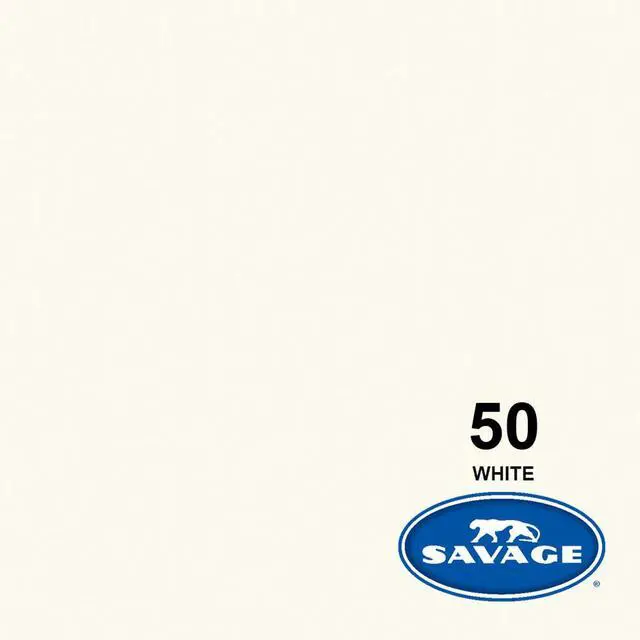 Alt view image 2 of 6 - Savage Widetone Seamless Background Paper, 86" wide x 36' White, #50