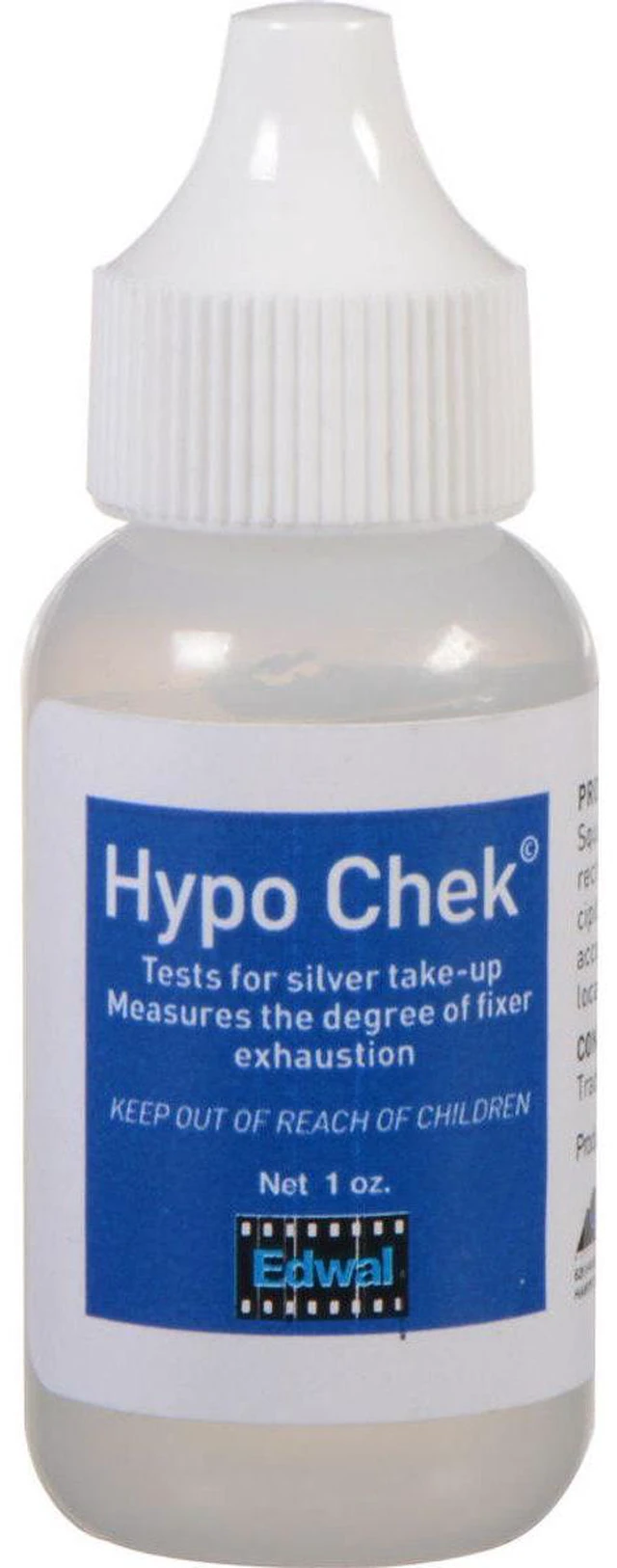 Main image of Edwal Hypo-Check Chemical Test for Exhausted Film & Paper Fixers, 3/4 Oz #EDHC34
