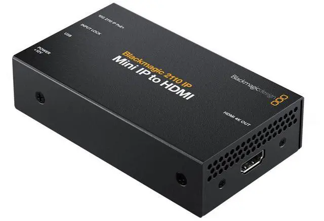 Alt view image 6 of 6 - Blackmagic Design 2110 IP Mini IP to HDMI Converter Black