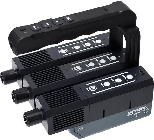 Alt view image 3 of 7 - PMI SmokeNINJA Pro Wireless Handheld Mini Smoke Machine Trident Kit #PMINJTRIDNT