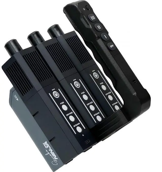 Alt view image 4 of 7 - PMI SmokeNINJA Pro Wireless Handheld Mini Smoke Machine Trident Kit #PMINJTRIDNT