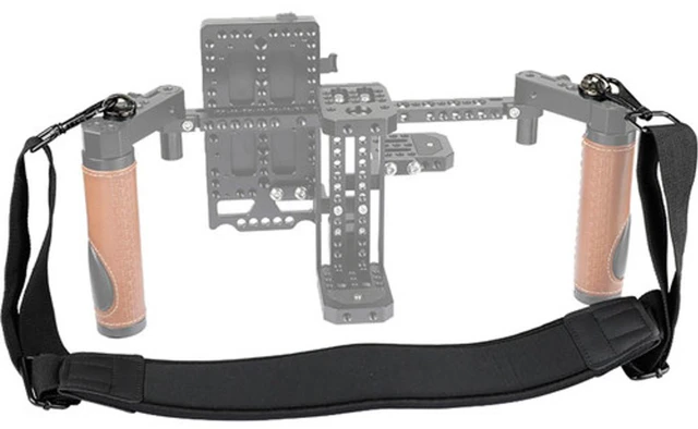 Alt view image 4 of 4 - CAMVATE Padded Shoulder Neck Strap with Quick Release Buckles & 1/4"-20 Thread Bolt for DSLR Camera/Monitor Cage Kit