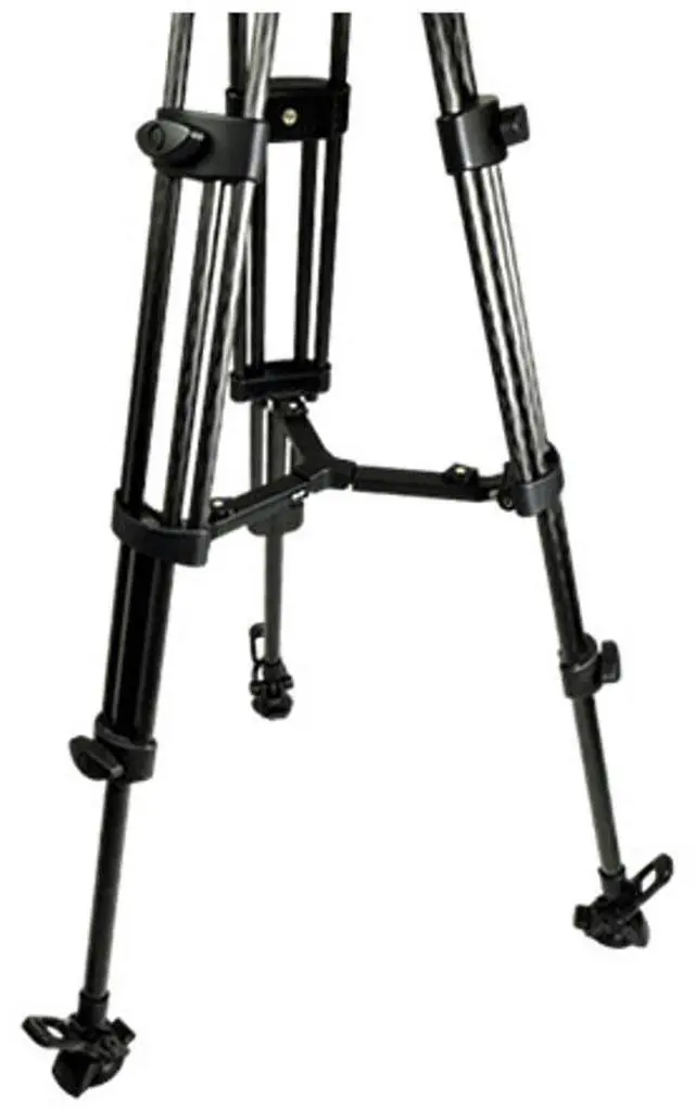 Alt view image 5 of 6 - Libec LX10M 3-Section Aluminum Tripod with H65B Head and BR-6B Mid-Level Spreader