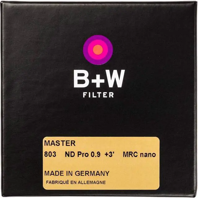 Alt view image 4 of 4 - B + W 52mm Master 803M ND 0.9 3-Stop MRC Nano Neutral Density Filter #66-1101557