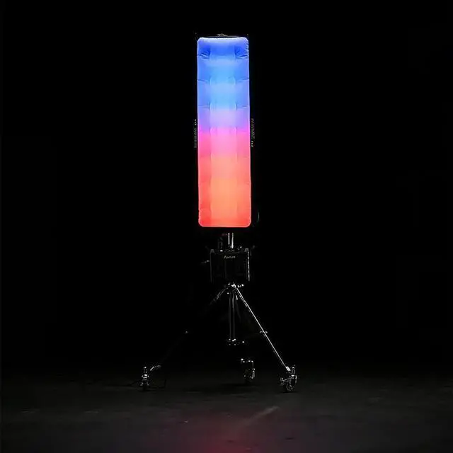 Alt view image 6 of 7 - Aputure INFINIMAT 1x4' 200W Modular Full Color RGBWW LED Mat Panel Kit, V-Mount