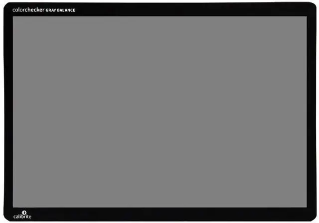 Main image of Calibrite 2.5x4.25" ColorChecker Gray Balance Mini Card #CCGB-MINI